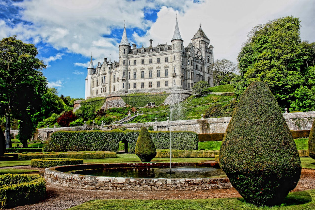 Sustainable landscape with water features